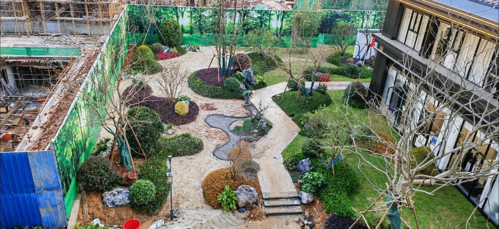 园林绿化工程的专业施工实践与现场实拍